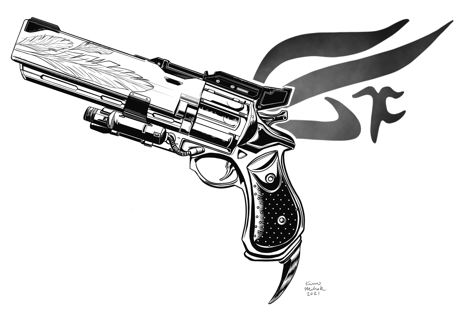 Револьвер Дестини 2 Hawkmoon